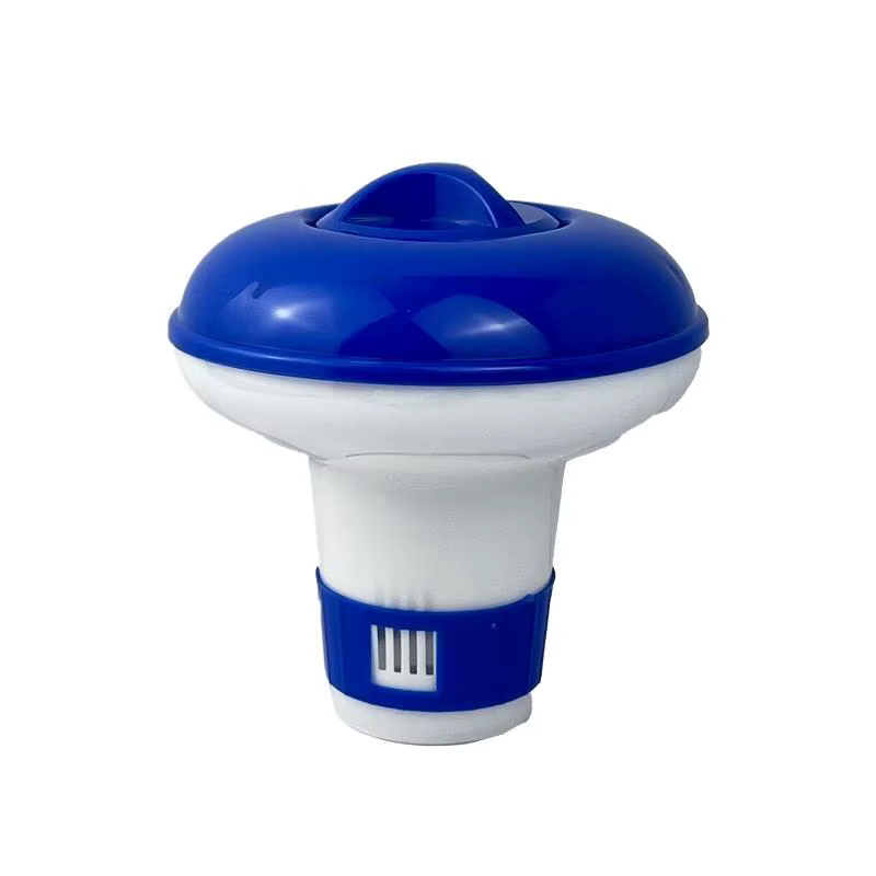 Distributeur de chlore flottant pour piscine de 5 pouces avec aérations réglables et couvercle anti-fuite pour piscines intérieures et extérieures, spas et bains à remous