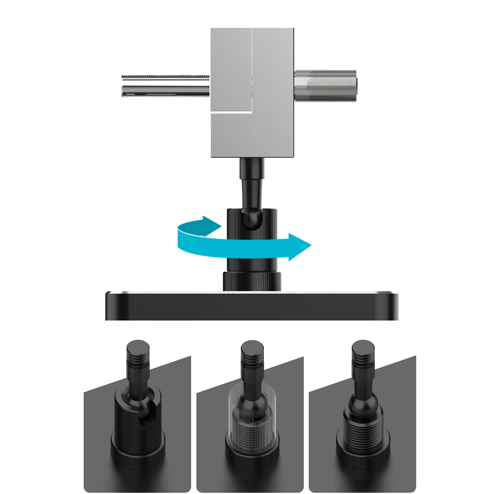 MAZHA T0010 Mini étau de table portable 2-en-1