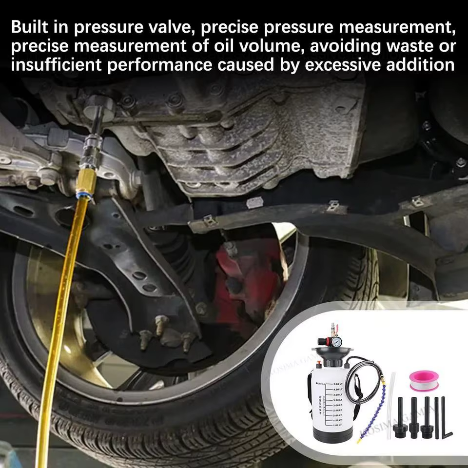 Pompe pneumatique haute pression 5L 1000 PSI pour remplissage d'huile de transmission ATF