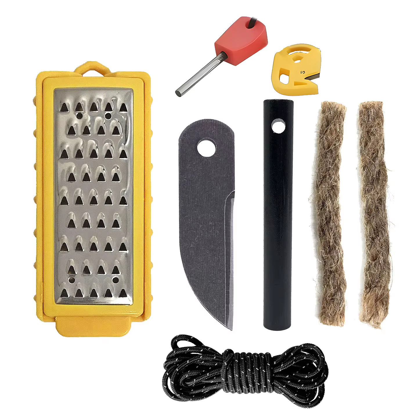 NOUVEAU Kit de Survie en Plein Air pour Camping : Allume-feu, Appareil à Allumer le Feu, et Outil EDC avec Pal Tinder Maker