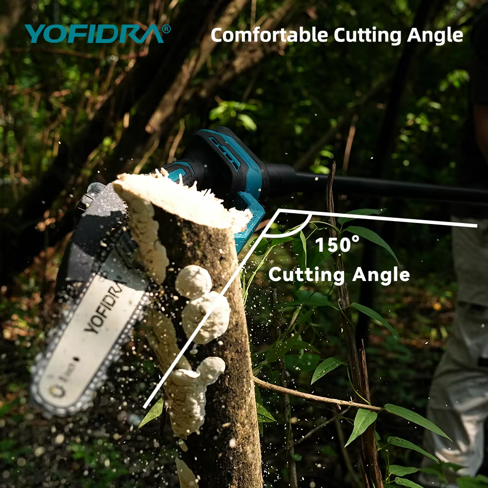 Scie à élaguer télescopique électrique sans balais YOFIDRA 8 pouces