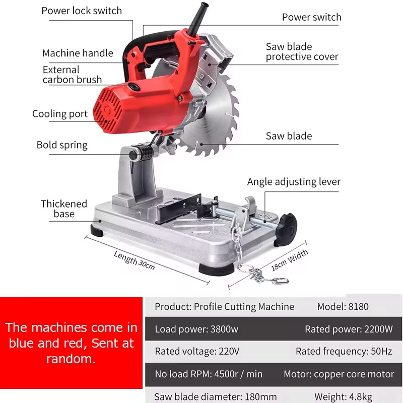 Mini Machine de découpe de profil 0-45 degrés