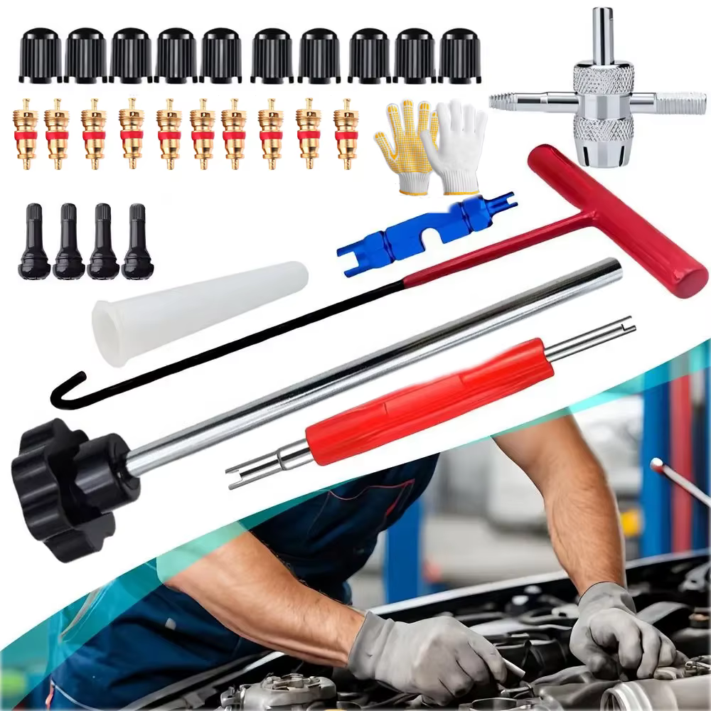 Kit d'outils de changement rapide de valve de pneu