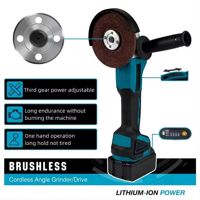 Meuleuse d'angle électrique sans fil Makita DGA404 18V