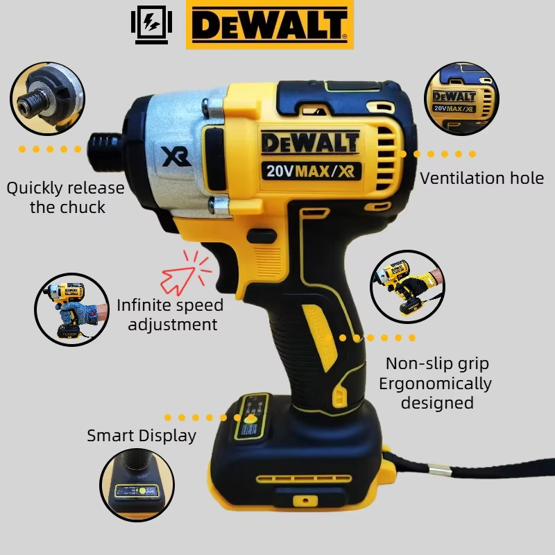 Perceuse à percussion électrique Dewalt DCD887