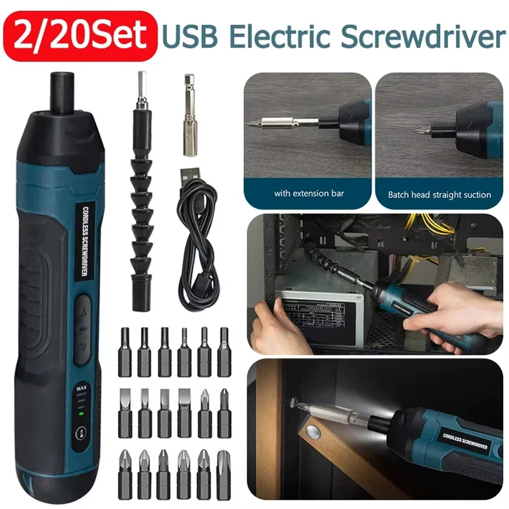 Mini tournevis électrique sans fil 1300mah