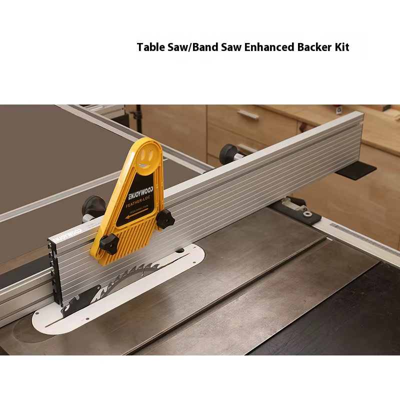 ENChain-Système de clôture de scie de table en alliage d'aluminium YWOOD