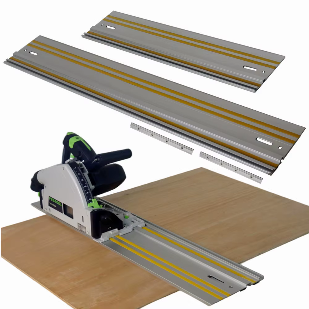 Rail de guidage de scie sur chenilles de 55 pouces pour scies