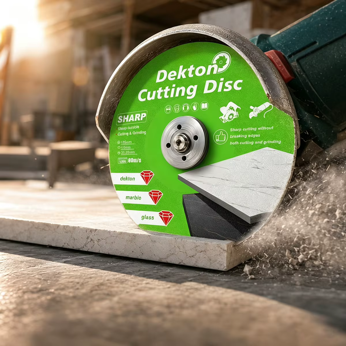 Disque de découpe diamanté 100/115/125 mm pour Dekton