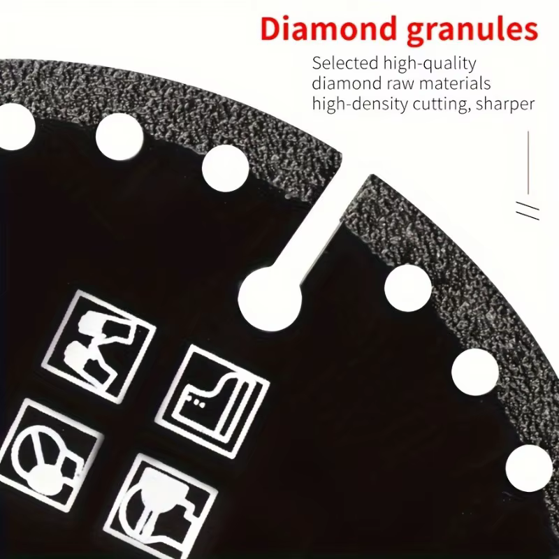 Lames diamantées pour coupe du métal de 125 mm – Disques tranchants pour l'acier