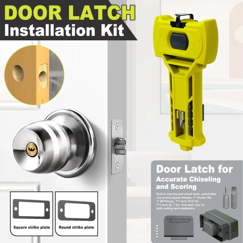 Outil de mortaise pour loquet de porte