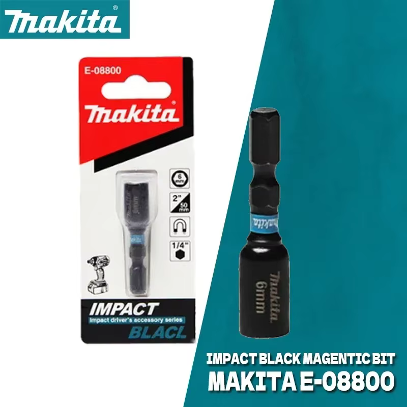 Makita 50MM 60MM Impact noir tournevis perceuse jeu d'embouts d'entraînement ensemble de conduite outil électrique