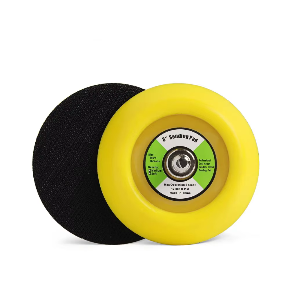 3 ''/4''/5 "/6 jeux de plaques de support de ponceuse de polissage tampons