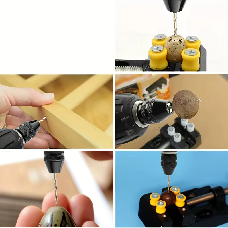 Mini mandrin de perceuse sans clé, auto-serrant, forets électriques, outils de fixation de pince, tige hexagonale, convertisseur à changement rapide 1 pièce