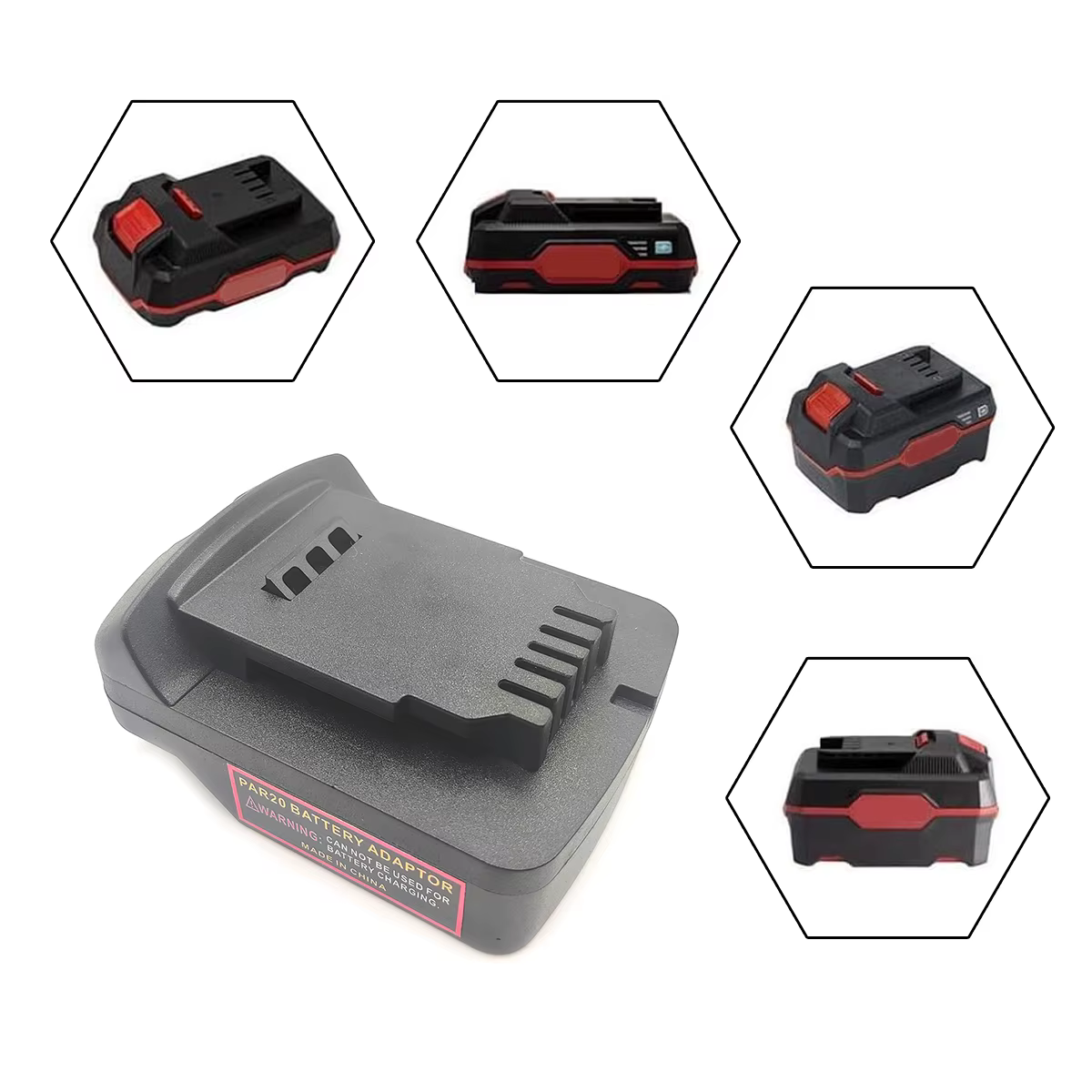 Adaptateur de batterie Li-ion 20V pour Parkside