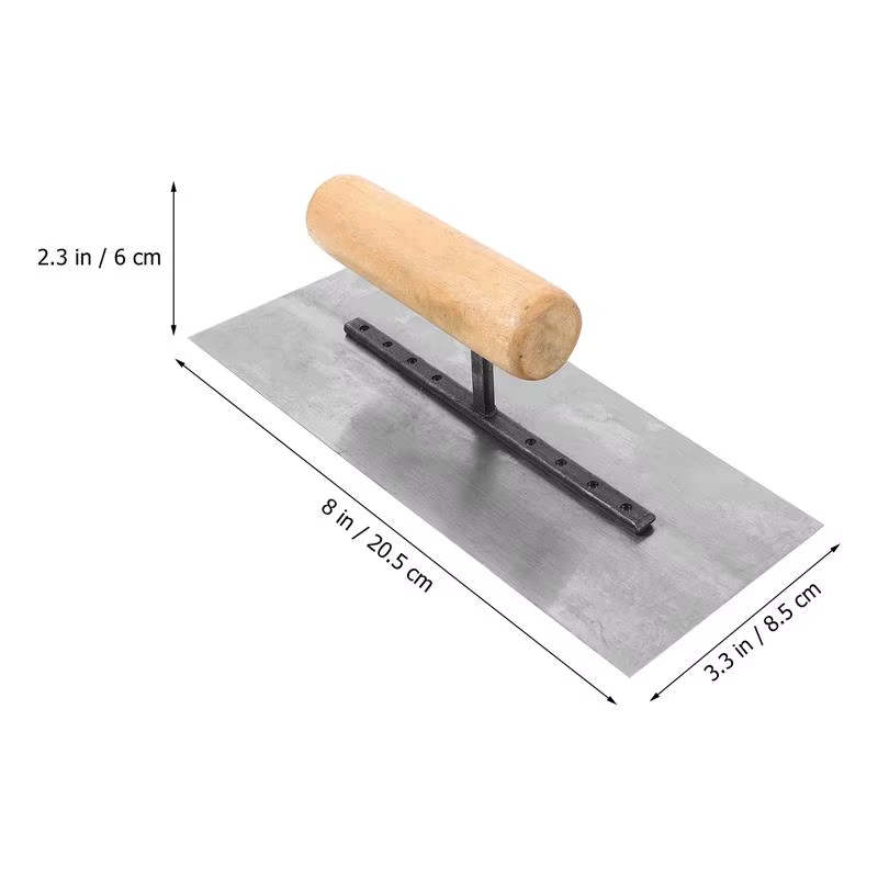Outil de grattoir à truelle pour béton