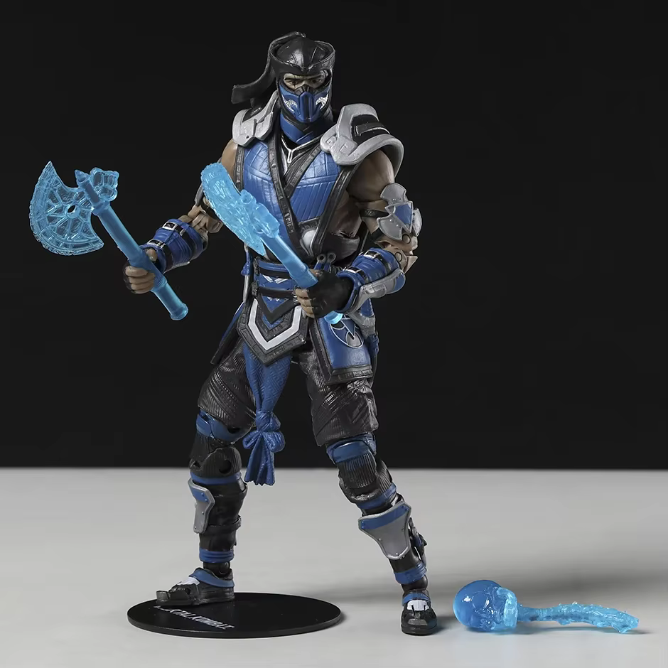 Figurine d'action Sub-Zero Scorpion de 7 pouces, modèle de décoration en PVC, jouet cadeau