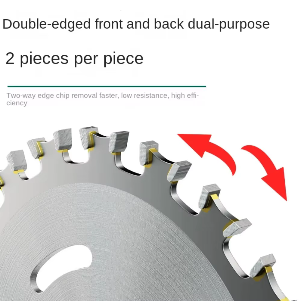 Lame de scie circulaire en carbure de tungstène de 5 pouces (125 mm) à 40 dents