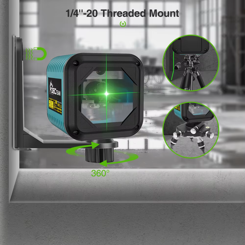 Niveau laser à faisceau vert Decteam