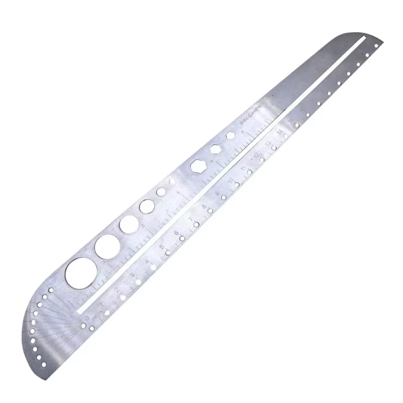 Règle d'angle multifonctionnelle en acier inoxydable