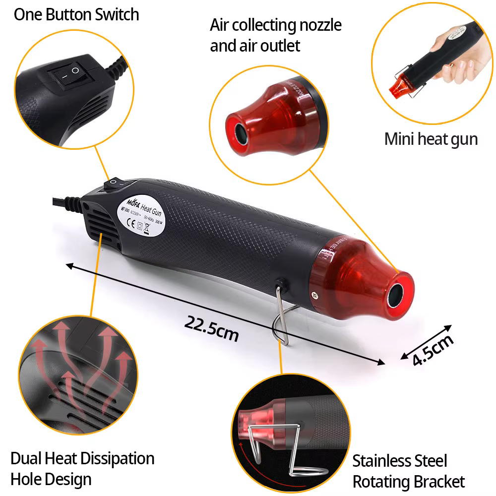 Mini pistolet à Air chaud Portable 300W