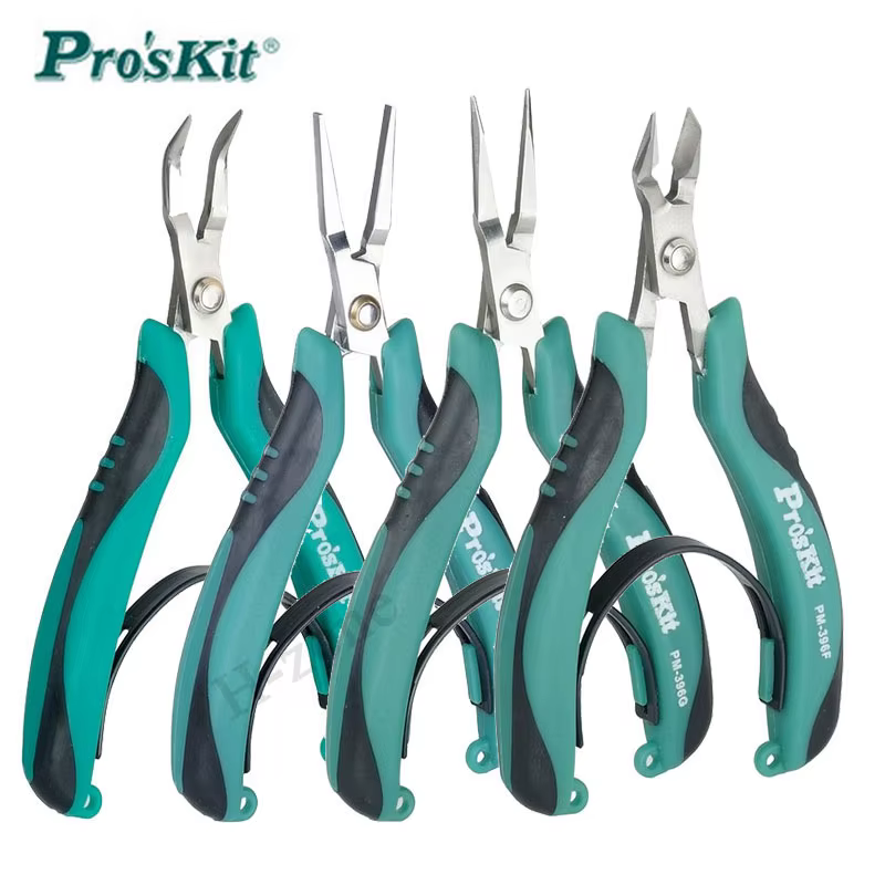 Pro'skit PM-396F pince diagonale en acier inoxydable de qualité industrielle de haute dureté pour outils de coupe et de dénudage de fil d'électricien