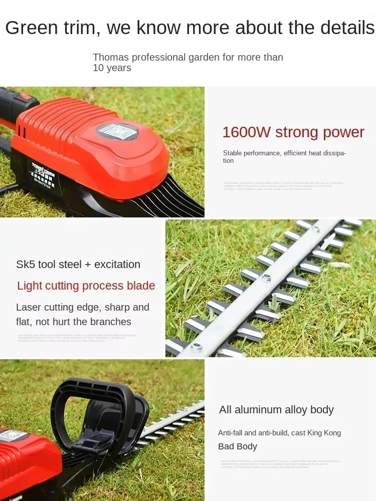 Taille-haie électrique professionnel pour le jardin de thé