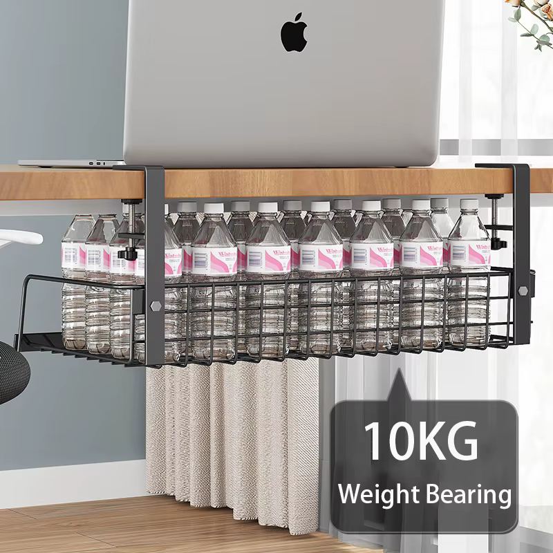 Étagère de rangement réglable sous la table