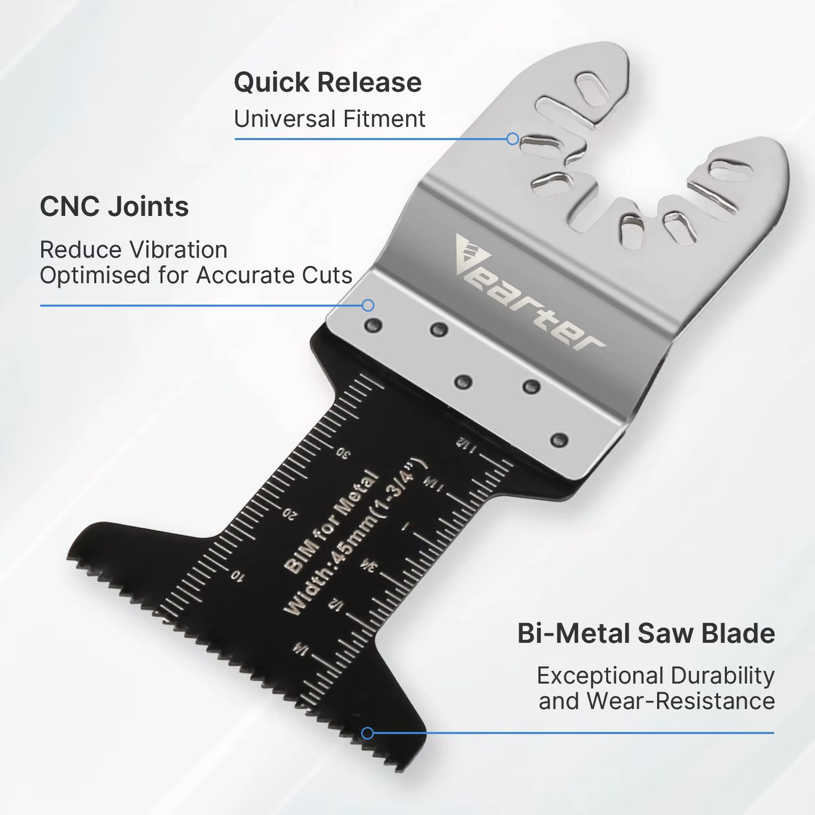 Vearter – outil oscillant bi-métal