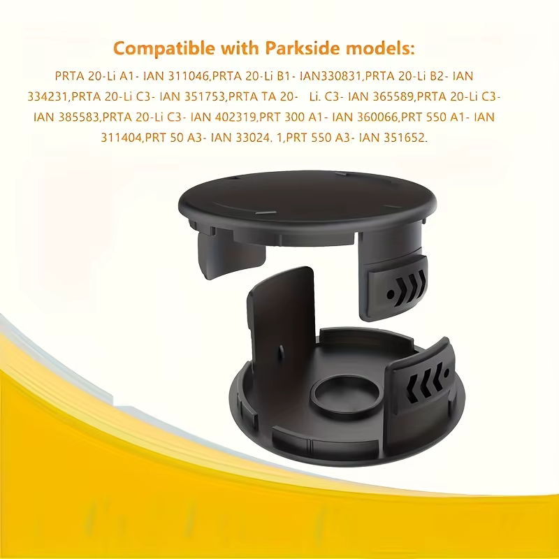 Cache-bobine de rechange compatible avec les débroussailleuses Parkside PRTA 20-Li A1 B2 C3