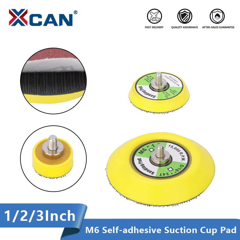 Plaque de support XCAN 1/2/3 pouces pour disque de ponçage et polissage