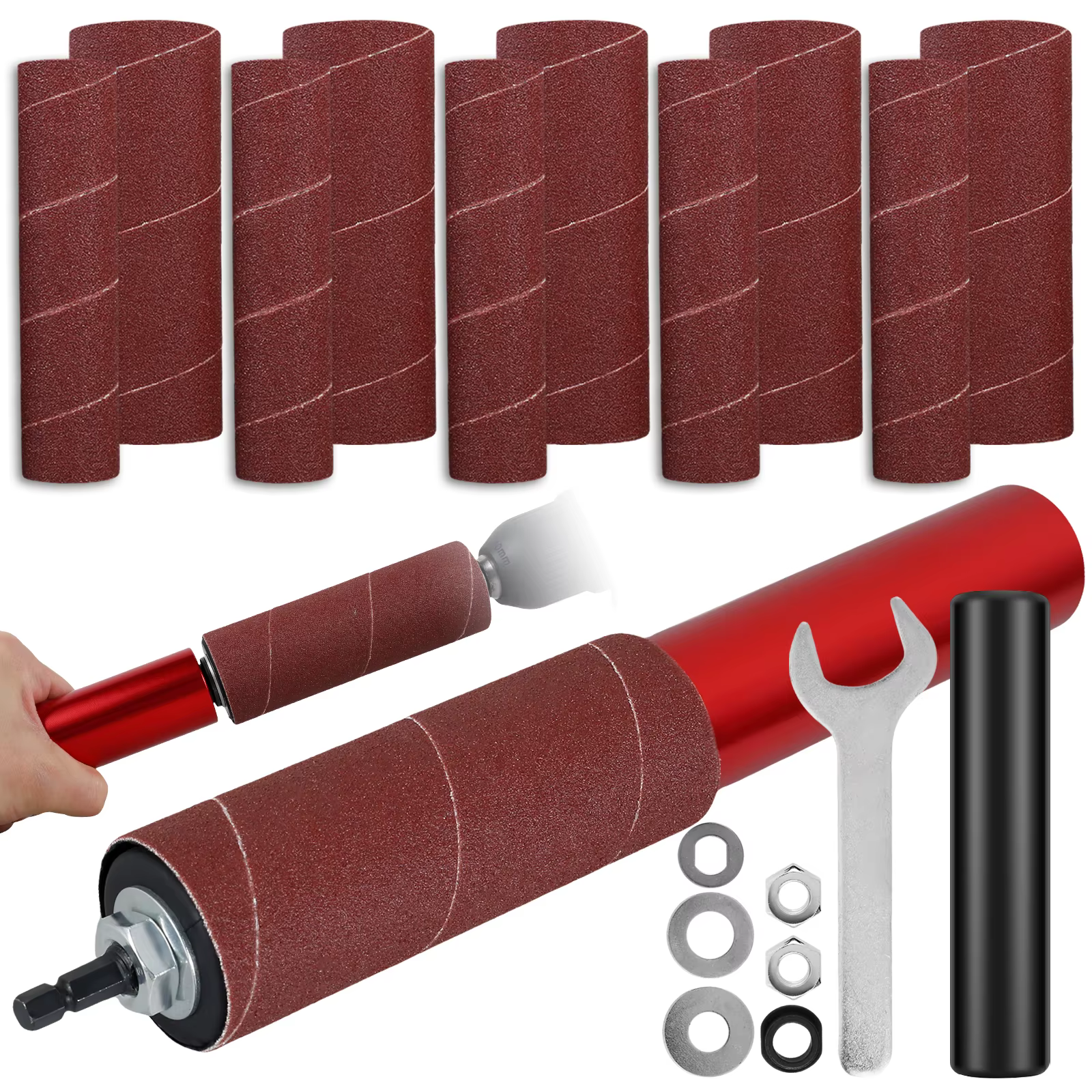 Jeu de ponceuses à tambour