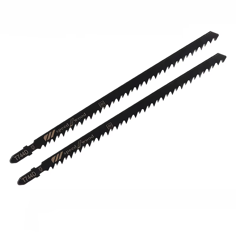 Paquet de 5 lames de scie sauteuse T744D 180 mm pour la coupe du bois – coupes incurvées et droites de précision