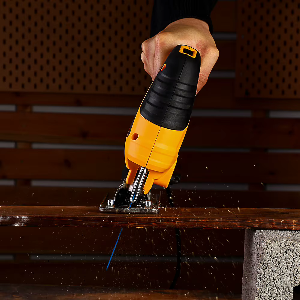 550W JIG SAW DEKO 220V outils électriques pour le travail du bois scie électrique avec règle de guidage lame