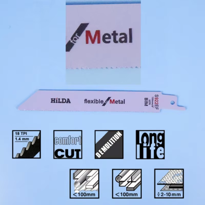 Lames de scie sauteuse métalliques robustes