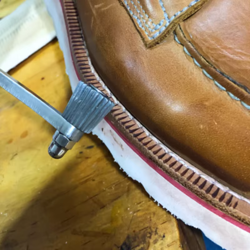 Machine à embosser les bords de chaussures, outil de gaufrage manuel pour artisanat du cuir, outil d'embossage spécifique pour chaussures, espacement des rouleaux de 1,5/2/3 mm