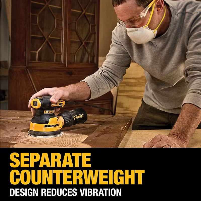 Ponceuse orbitale aléatoire Dewalt DWE6423 Classic à vitesse variable