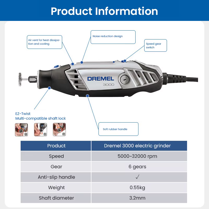 Dremel 3000 Mini perceuse électrique