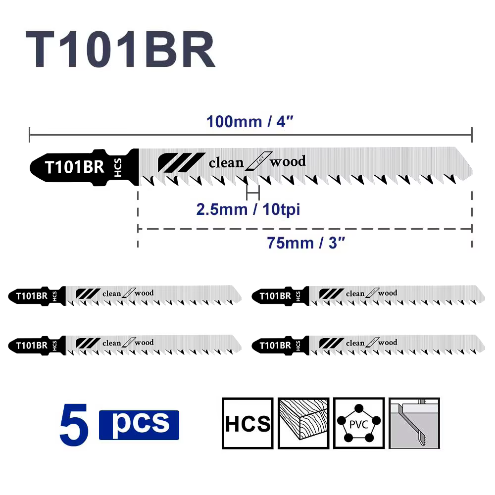Lames de scie sauteuse T101BR
