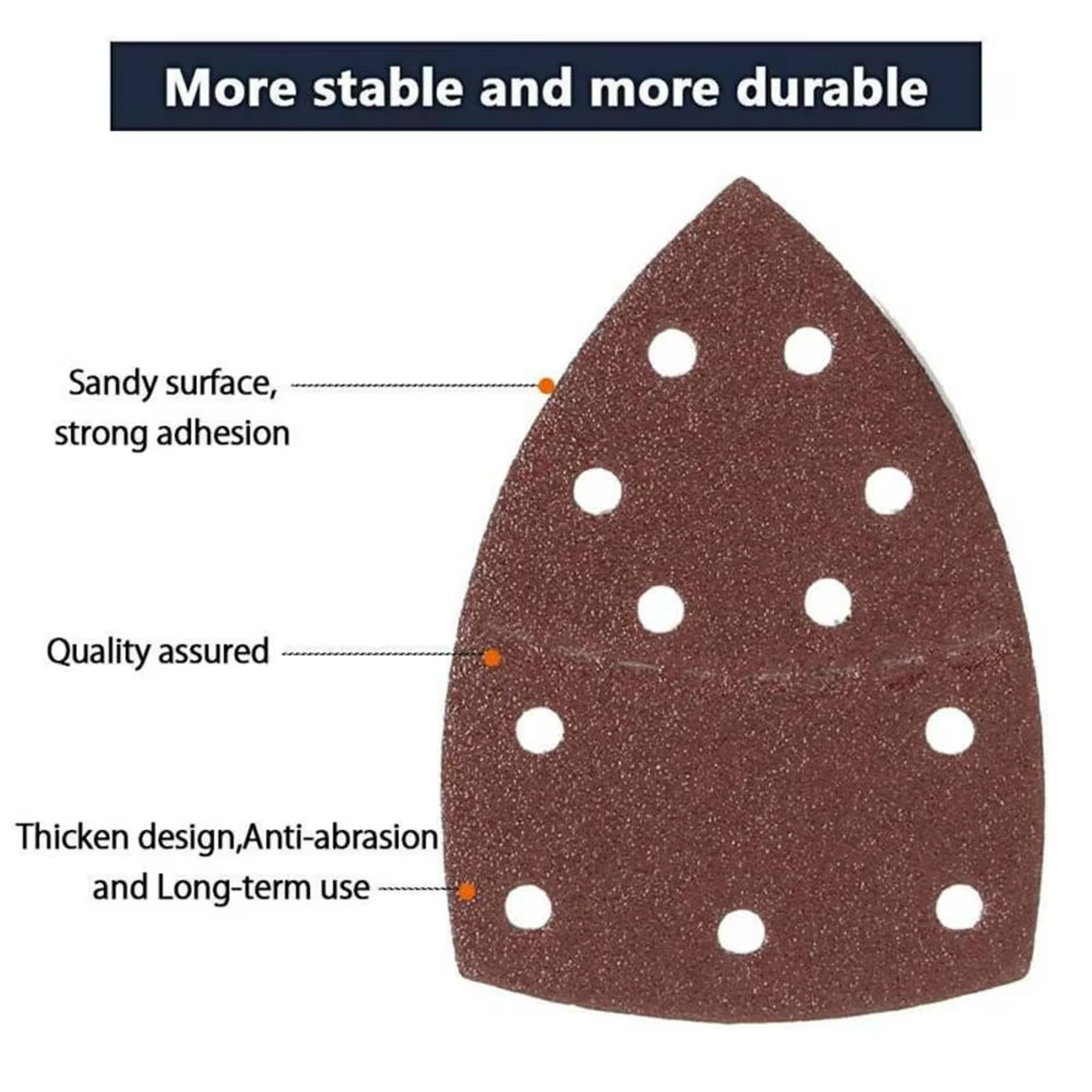Feuilles de ponçage triangulaires pour souris