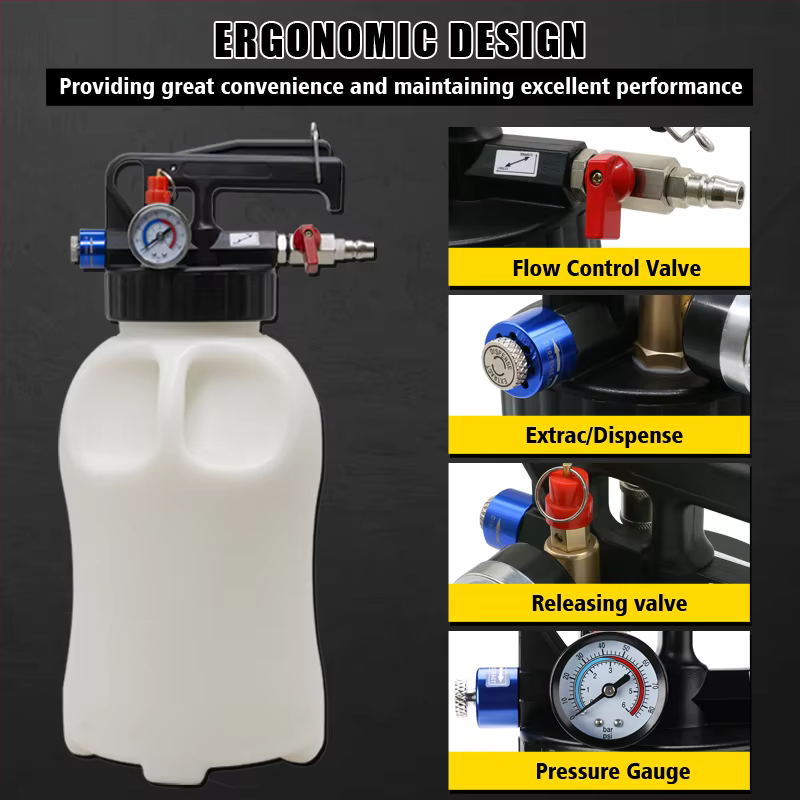 Outil de remplissage d'huile de Transmission pneumatique 10L