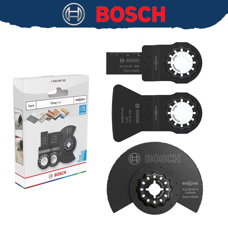 BOSCH 2608669332 Ensemble de lames de scie Starlock pour carreaux