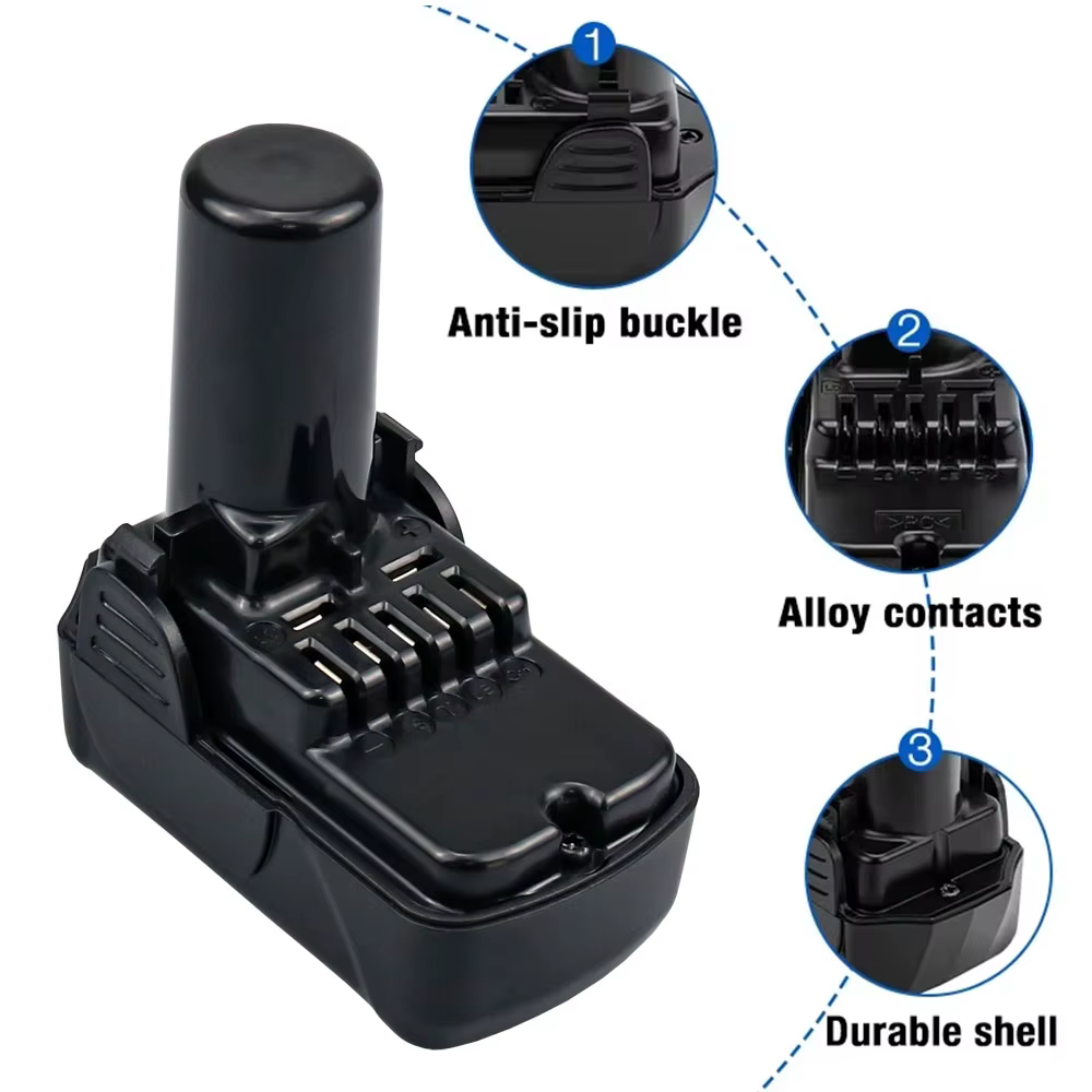 Batterie Rechargeable pour Hitachi 10.8V / 12V 3000mAh 4000mAh
