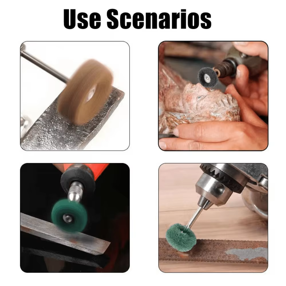 Mini perceuse, brosse Abrasive