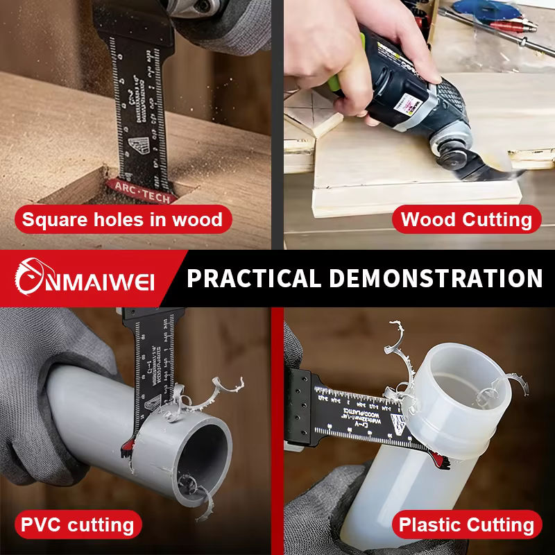 Lames oscillantes multi-outils à dents japonaises
