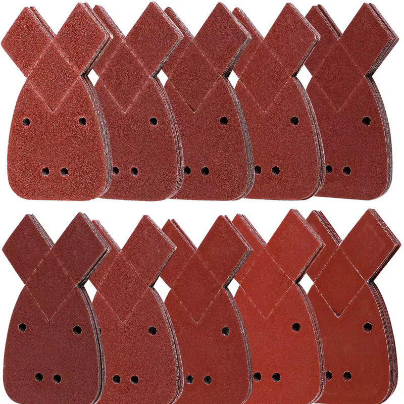 10/30 feuilles de papier abrasif pour ponceuse à main