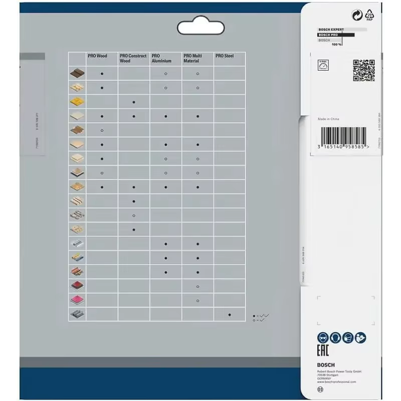 BOSCH 2608837726 lames de scie circulaire pour bois scies de Table sans fil
