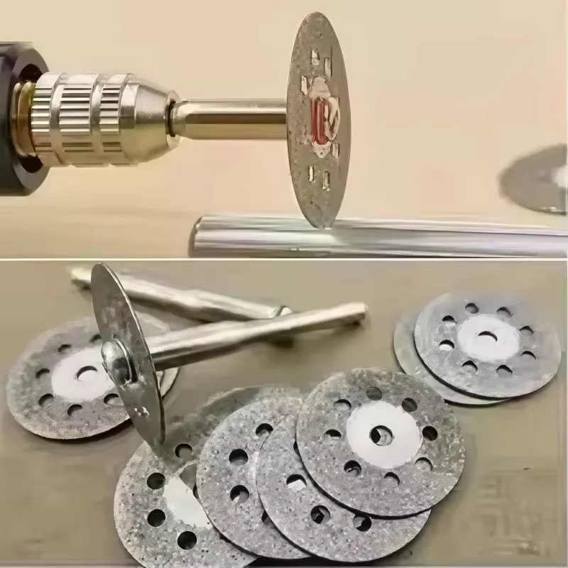 Les disques de coupe diamantés et les arbres de meule sont utilisés pour les outils rotatifs de découpe de métal et les pièces de machines de meulage électriques.