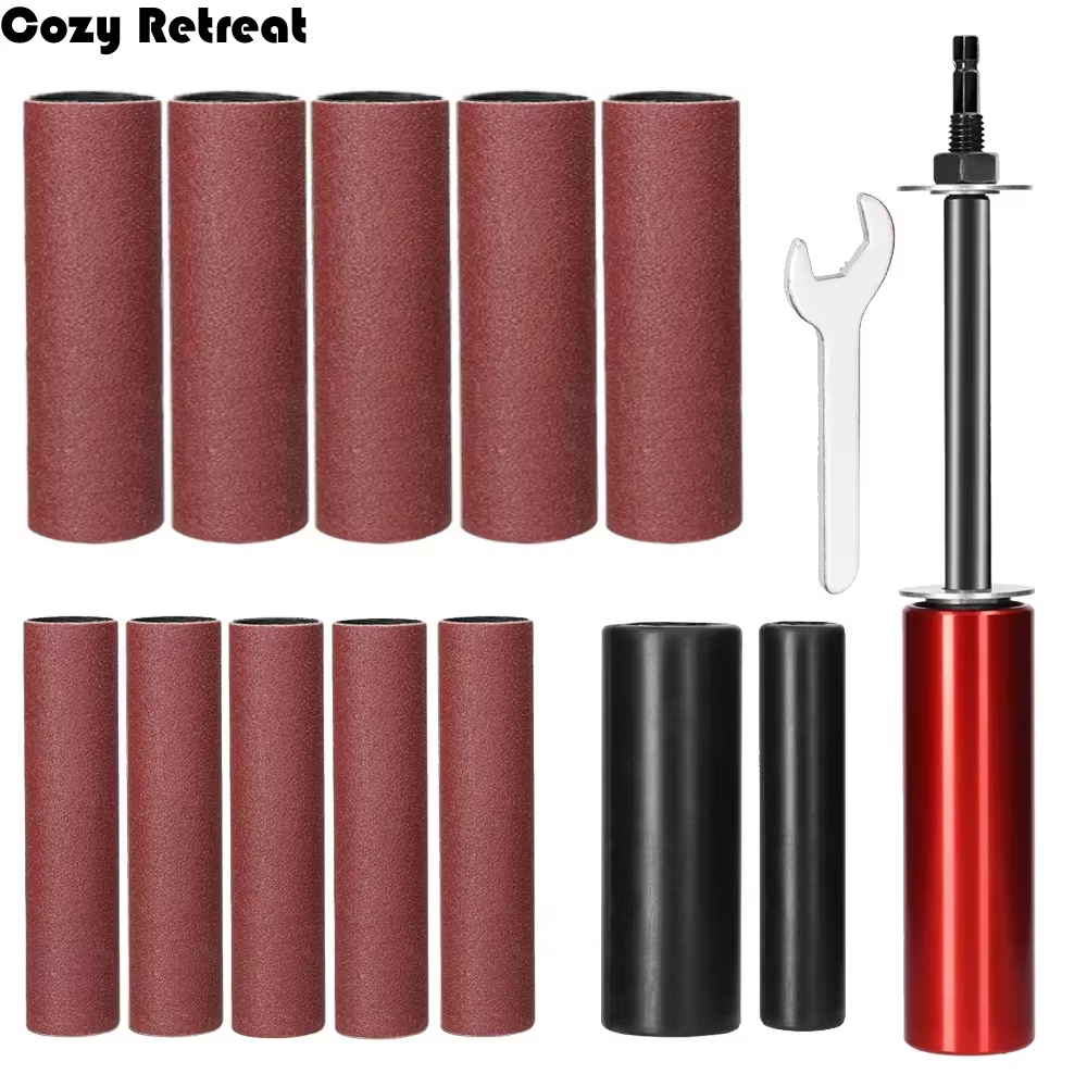 Kit de ponçage compact et pratique pour perceuse électrique