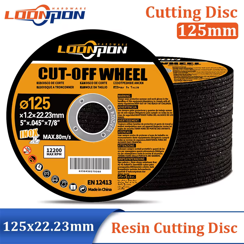 Disque de coupe en métal de 125mm